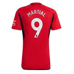 Manchester United Anthony Martial #9 Hjemmebanetrøje 2023-24 Kort ærmer